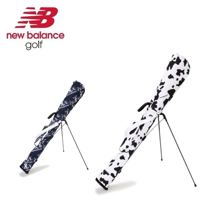 24秋冬 ニューバランス ゴルフ New balance Golf レディース 総柄 セルフスタンドバッグ 4284507 キャディバッグ 47インチ