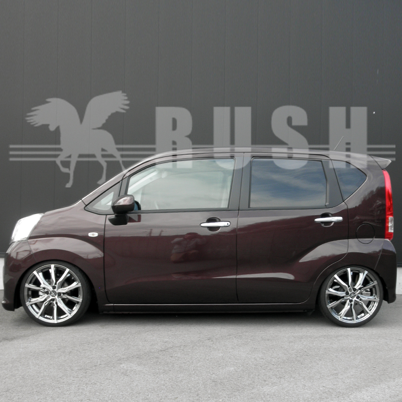 RUSH 車高調 ムーヴ ムーヴカスタム LA150S 車高短 モデル フルタップ