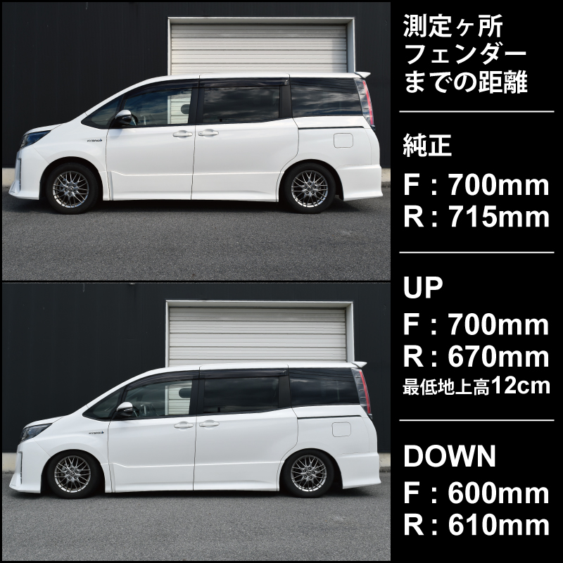 ノア NOAH ZRR80G ZRR80W ZWR80G RUSH 車高調 COMFORT CLASS Damper フルタップ車高調 全長調整式車高調  減衰力調整付 : zrr80-n : 車高調通販トランスポート Yahoo!店 - 通販 - Yahoo!ショッピング