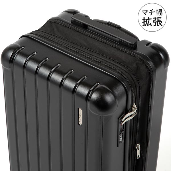 RIMINI フラミニア スーツケース (32L/最大40L) マチ拡張付き ファスナータイプ 2〜3泊用 外寸計114cm 機内持ち込みサイズ エース 05121｜travel-goods-toko｜06