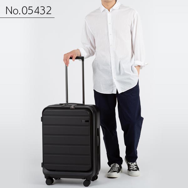 Ace（エース） フレットボード スーツケース (50L) フロントポケット