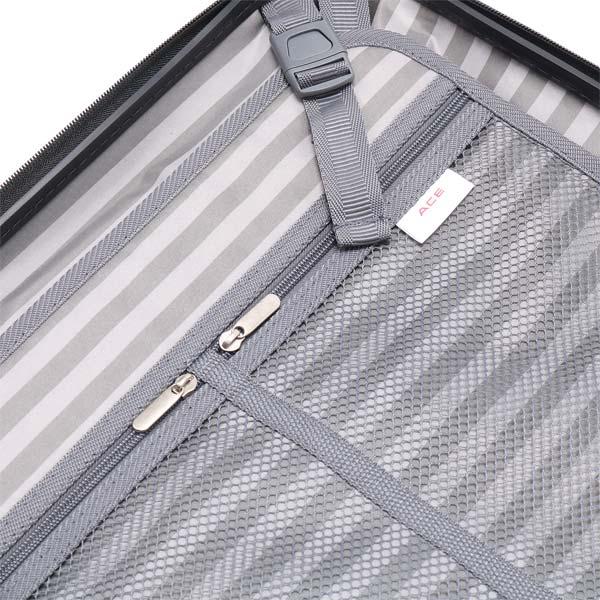 ACE クレスタ スーツケース (34L) フロントポケット ファスナータイプ 2〜3泊用 外寸計115cm 機内持ち込みサイズ 06315｜travel-goods-toko｜09