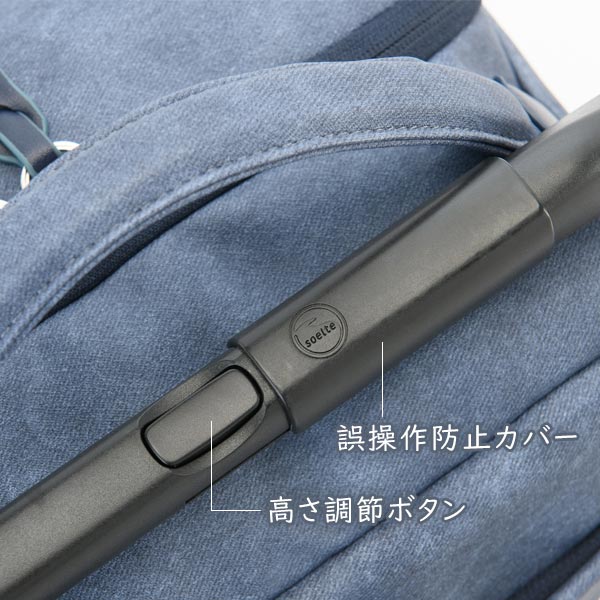 Ace（エース） soelte ソエルテ マルメ お買い物キャリー小 23L 4輪