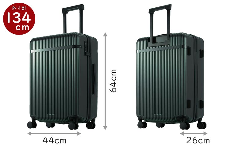 Ace（エース） ace. リエントZ (54L) 3〜5泊用 ファスナータイプ