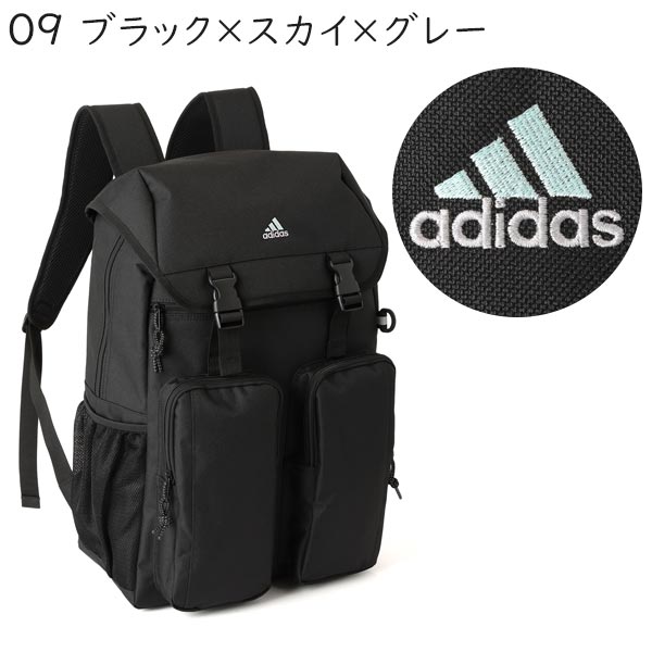 adidas アディダス リュックサック かぶせ型 (32L) 通学向け B4収納 15.6インチPC対応 男女兼用 スクールバッグ リサイクル素材 68242｜travel-goods-toko｜17