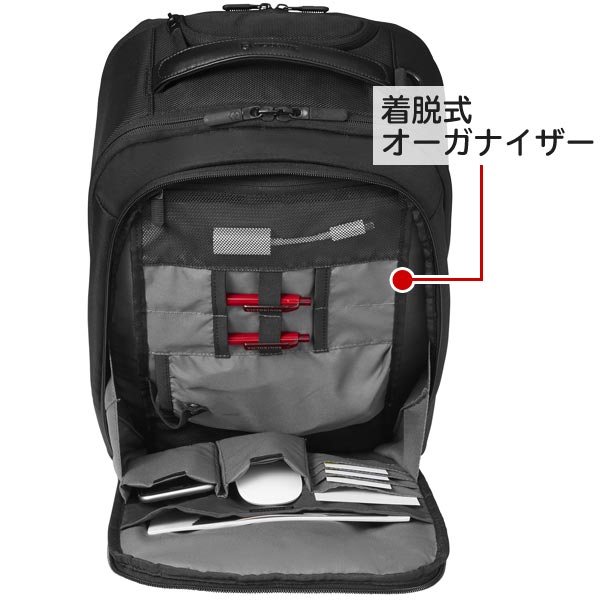 ビクトリノックス アルトモント プロフェッショナル ホイールド ラップトップ バックパック (20L) キャスター付き PC収納 着脱式オーガナイザー付き 606634｜travel-goods-toko｜07