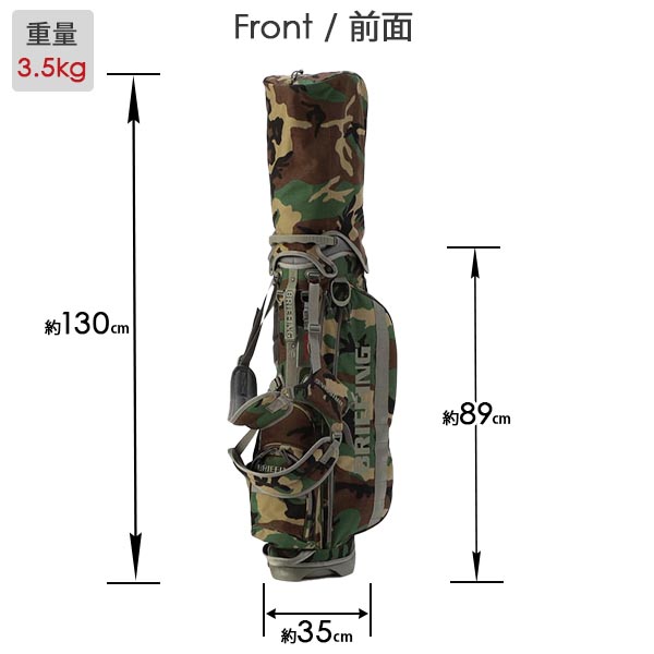 BRIEFING GOLF CR-4 #02 WOLF GRAY ブリーフィング ゴルフ シーアール4 ウルフ グレー キャディバッグ ゴルフバッグ  軽量 47インチ対応 BRG223D15