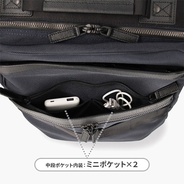 BRIEFING FUSION SQ PACK HD ブリーフィング フュージョン スクエアパック バックパック リュック B4サイズ メンズ レディース BRM191P07の画像