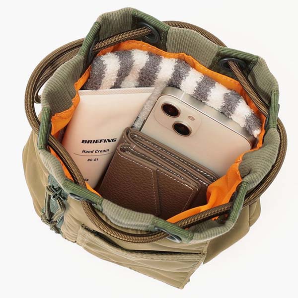 BRIEFING PURSE SACK ブリーフィング パースサック 巾着バッグ ショルダーバッグ 肩掛け BRA253G58_4