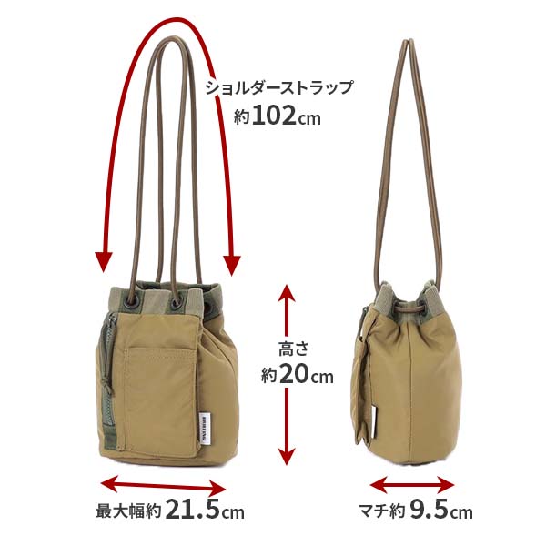 BRIEFING PURSE SACK ブリーフィング パースサック 巾着バッグ ショルダーバッグ 肩掛け BRA253G58_2