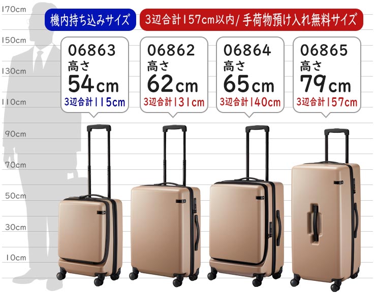 Ace ace. コーナーストーン2-Z (64L/最大87L) 拡張機能付き