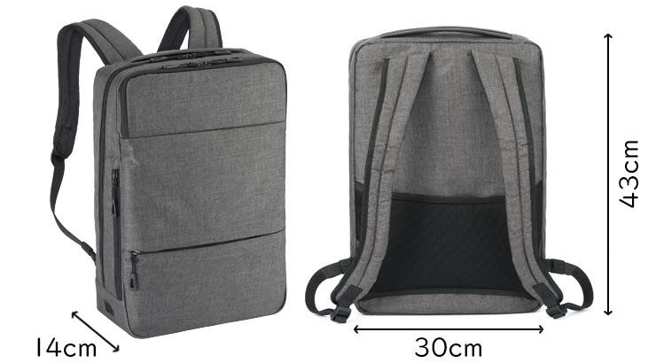 Ace（エース） ace. フロンパックR 前持ちリュック B4収納 15.6インチ