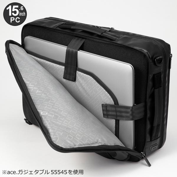 ace. ガジェタブルWR 防水　3wayビジネスバッグ Ace ace. ガジェタブルWR 薄型リュック 3WAY (16L) 耐水 B4収納