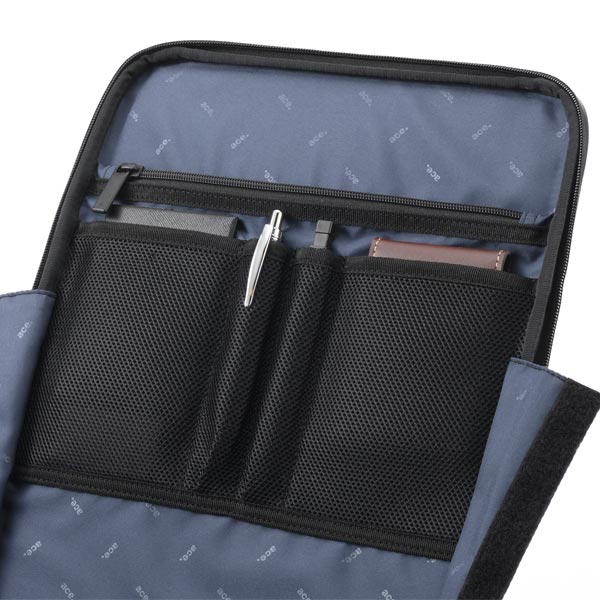 ace. ガジェタブル ヘザー2 薄型リュック (19L/23L) 拡張機能 撥水 杢調素材 B4収納 15.6インチPC対応 エースジーン 68294の画像