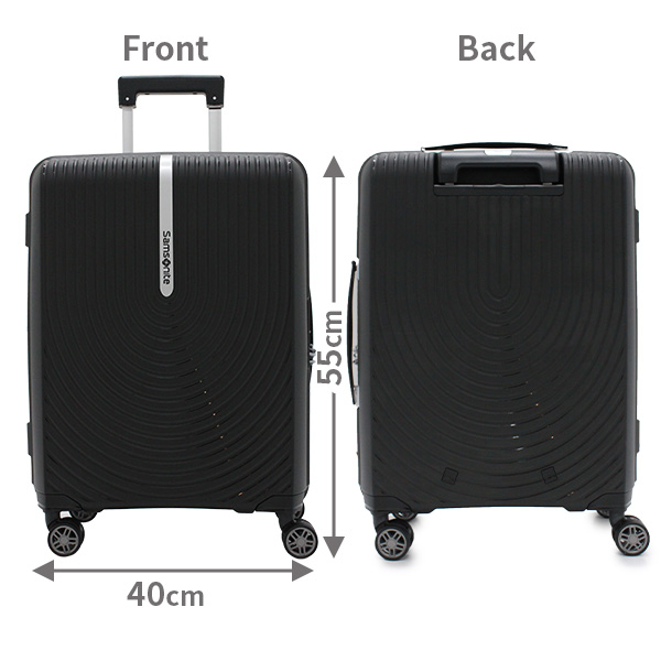 Samsonite HI-FI サムソナイト ハイファイ スピナー55  36L スーツケース 1〜3泊用 正規10年保証付 (KD8*001/132800) 正規品 軽量｜travel-goods-toko｜02