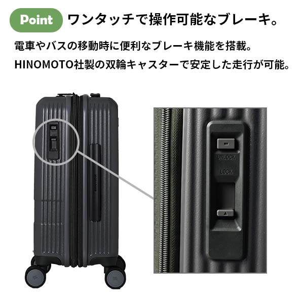 innovator（イノベーター） スーツケース 38L 42L ファスナー Sサイズ