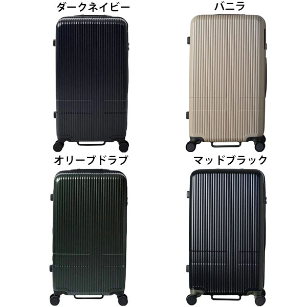 innovator（イノベーター） スーツケース 約75L ファスナー 中型 5〜7