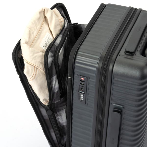 エース HaNT/ハント ココント スーツケース (36L/最大44L) トランク型 フロントオープン 拡張機能 ファスナータイプ 2〜3泊用 機内持ち込みサイズ 05511 | Ace | 06