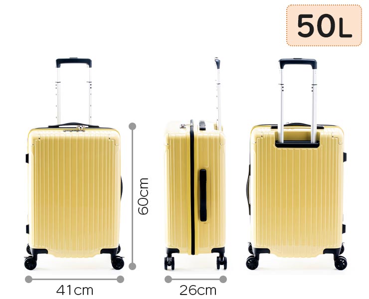 アジア・ラゲージ MAXsTOP マックストップ (50L) 大容量 ファスナー