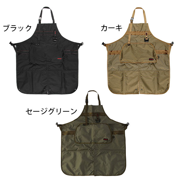 BRIEFING TOOL APRON ブリーフィング ツールエプロン グリムロック付き 難燃加工 ガーデニング キャンプ 公園 BBQ BRA223G20｜travel-goods-toko｜02