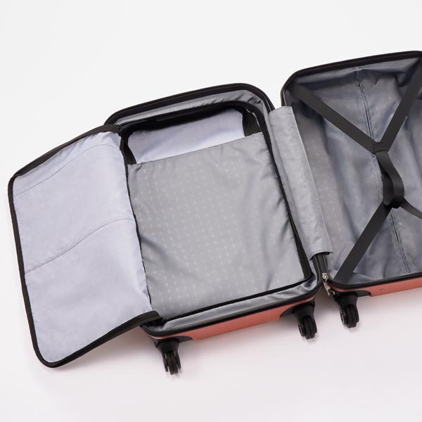 プロテカ スーツケース ポケットライナー2 (37L) フロントポケット搭載 ストッパー付き ファスナータイプ 2〜3泊用 機内持ち込みサイズ 01341｜travel-goods-toko｜06