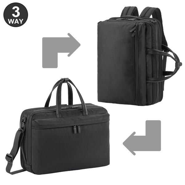 Ace（エース） ace. プロフレックス 3WAYブリーフケース (19L) 拡張