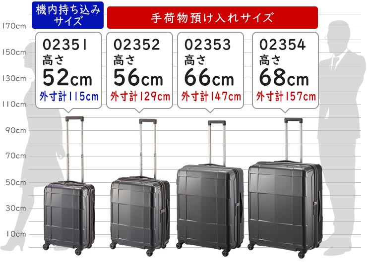 ProtecA プロテカ スーツケース スタリアCXR (103L) キャスター
