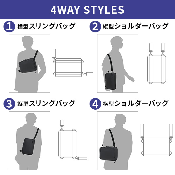 Samsonite SUB-LIM CROSS BODY M サムソナイト サブリム クロス