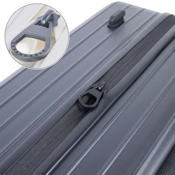 TIERRAL ティエラル TOMARU 2.0 ストッパー付きスーツケース Lサイズ (86L/98L) フロントオープン 拡張 リサイクル素材 ファスナータイプ 手荷物預け入れの画像