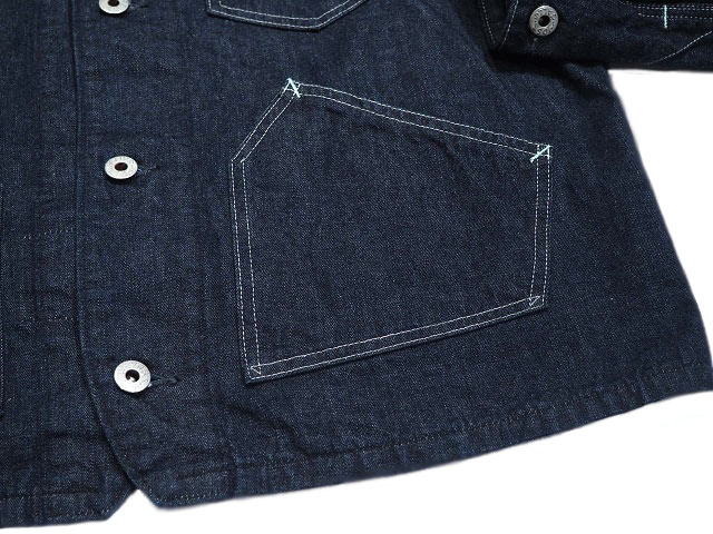 ポストオーバーオールズ エンジニアジャケット L 1104-10DI デニム POST O'ALLS [ ポスト オーバーオールズ ] Engineer's Jacket : 10oz