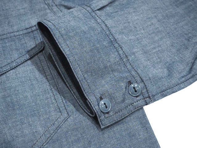CORONA(コロナ）/#CS002-21/22-01 NAVY 2POCKET CHAMBRAY SHIRTS/blue 