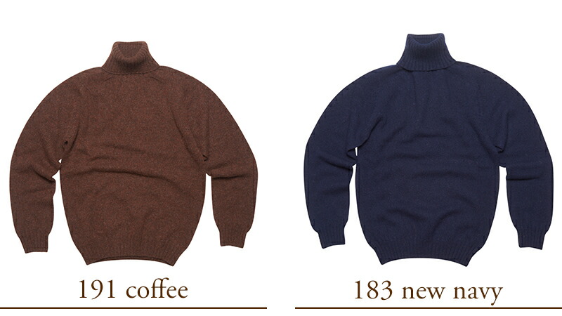 INVERALLAN（インバーアラン）/SHETLAND TURTLENECK SWEATER