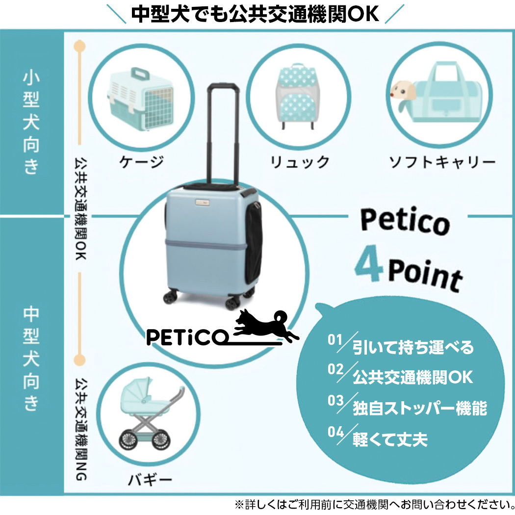 販売中の商品 PETiCO[ペチコ]ICO ペットキャリー ペットカート