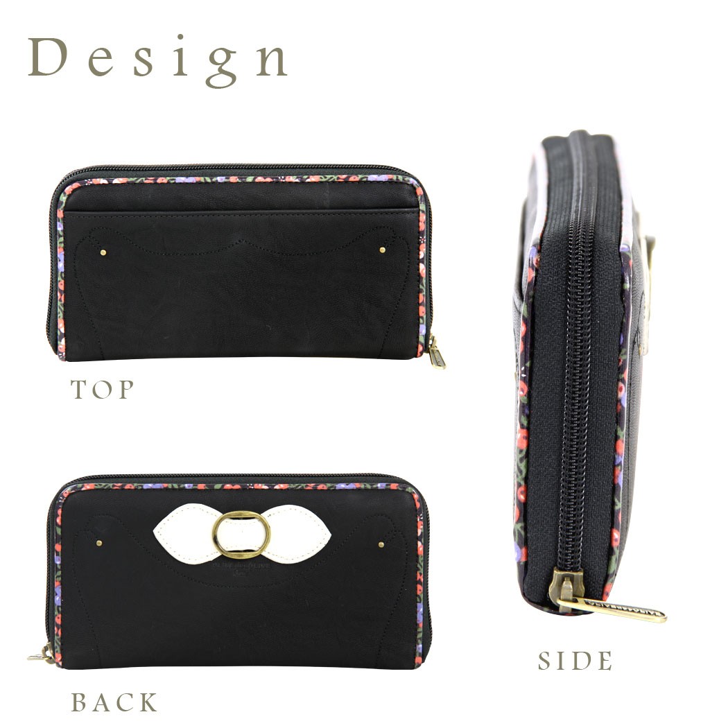 OLIVE des 財布 サイフ 長財布 リボン ロング ウォレット