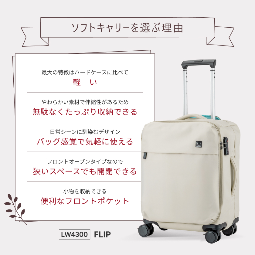 LW エルダブリュー 4300-67 FLIP フリップ ソフトキャリー キャリー