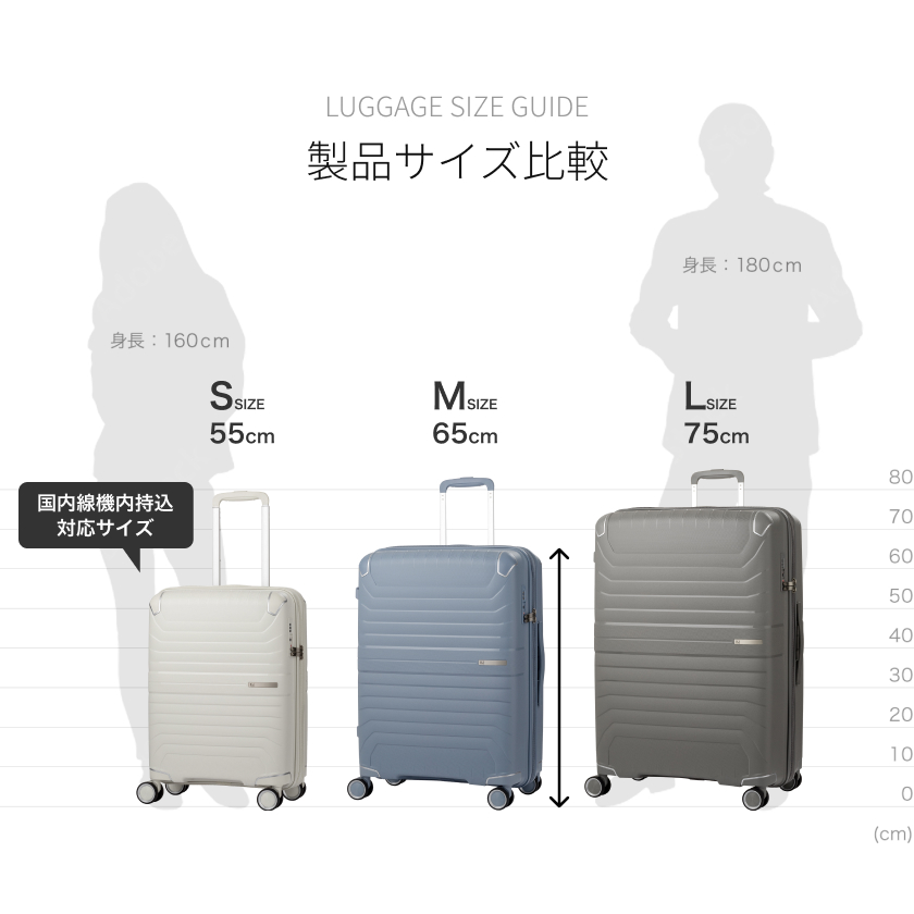 大きめLサイズ❗️✨スーツケース超軽量 静音ダブルキャスターLサイズ(97L)灰色 大きめLサイズ❗️✨スーツケース超軽量 静音ダブルキャスターLサイズ