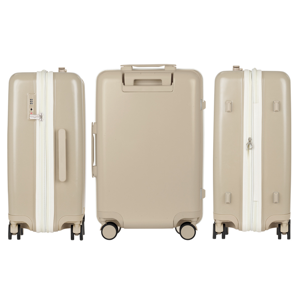 スーツケース Mサイズ キャリーケース 軽量 ファスナータイプ ダイヤル 