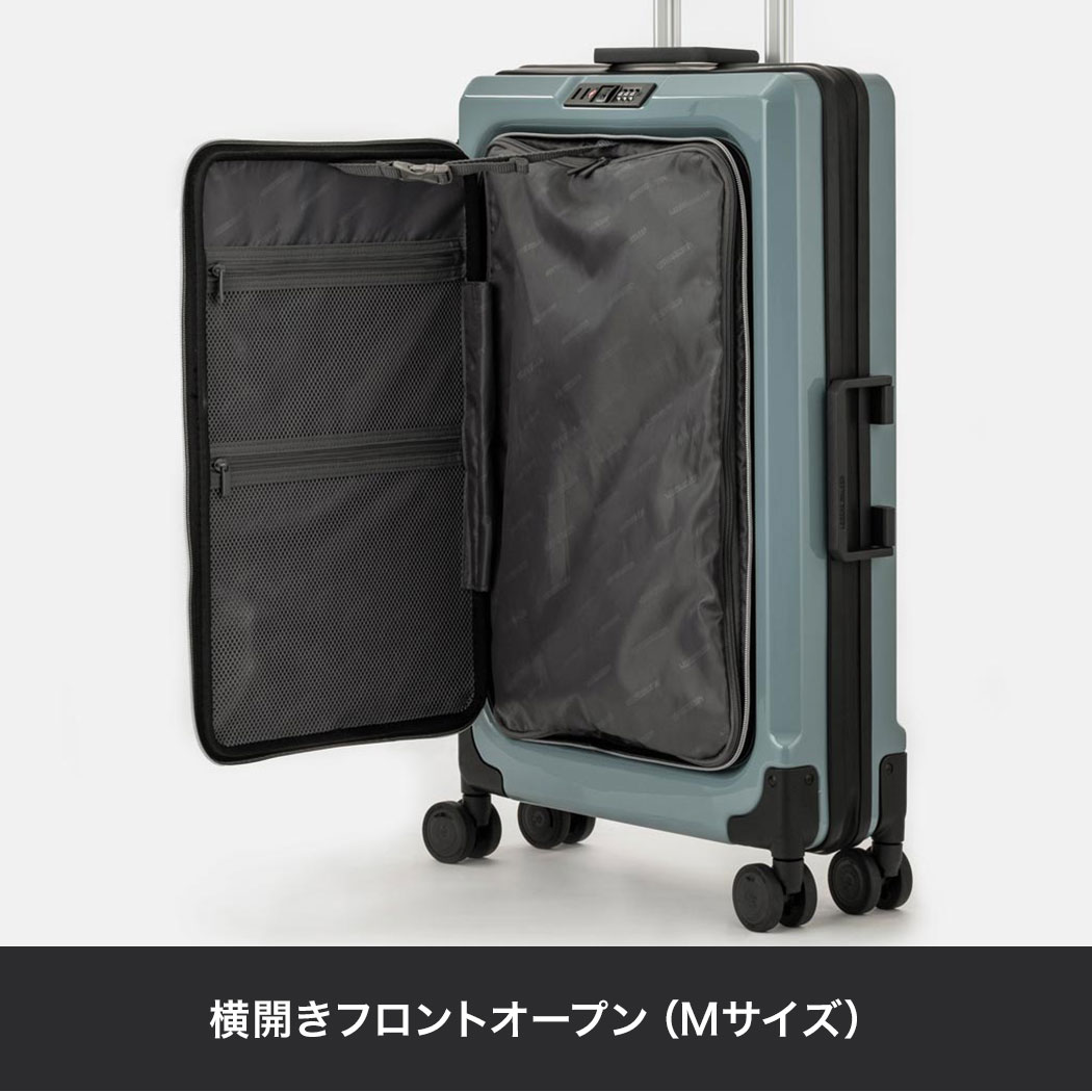 スーツケース キャリーケース 容量拡張機能 軽量 シンプル ファスナータイプ ダイヤル式 Mサイズ レジェンドウォーカー 3〜5日 FIT フィット 6031-60｜travelworld｜07