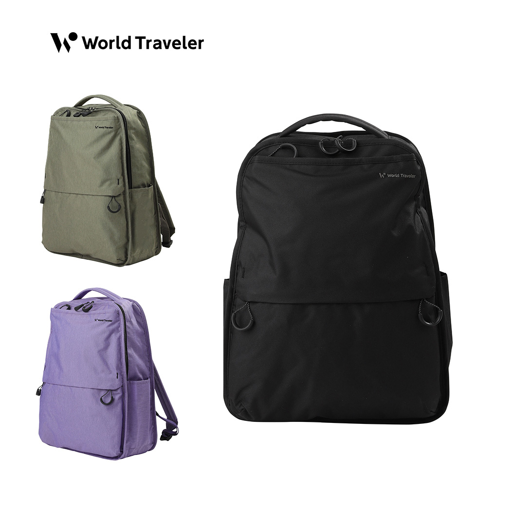 リュックサック A4サイズ バックパック トレンド バッグ おしゃれ かばん 鞄 ワールドトラベラー ヴェガ World Traveler AE-63054 送料無料