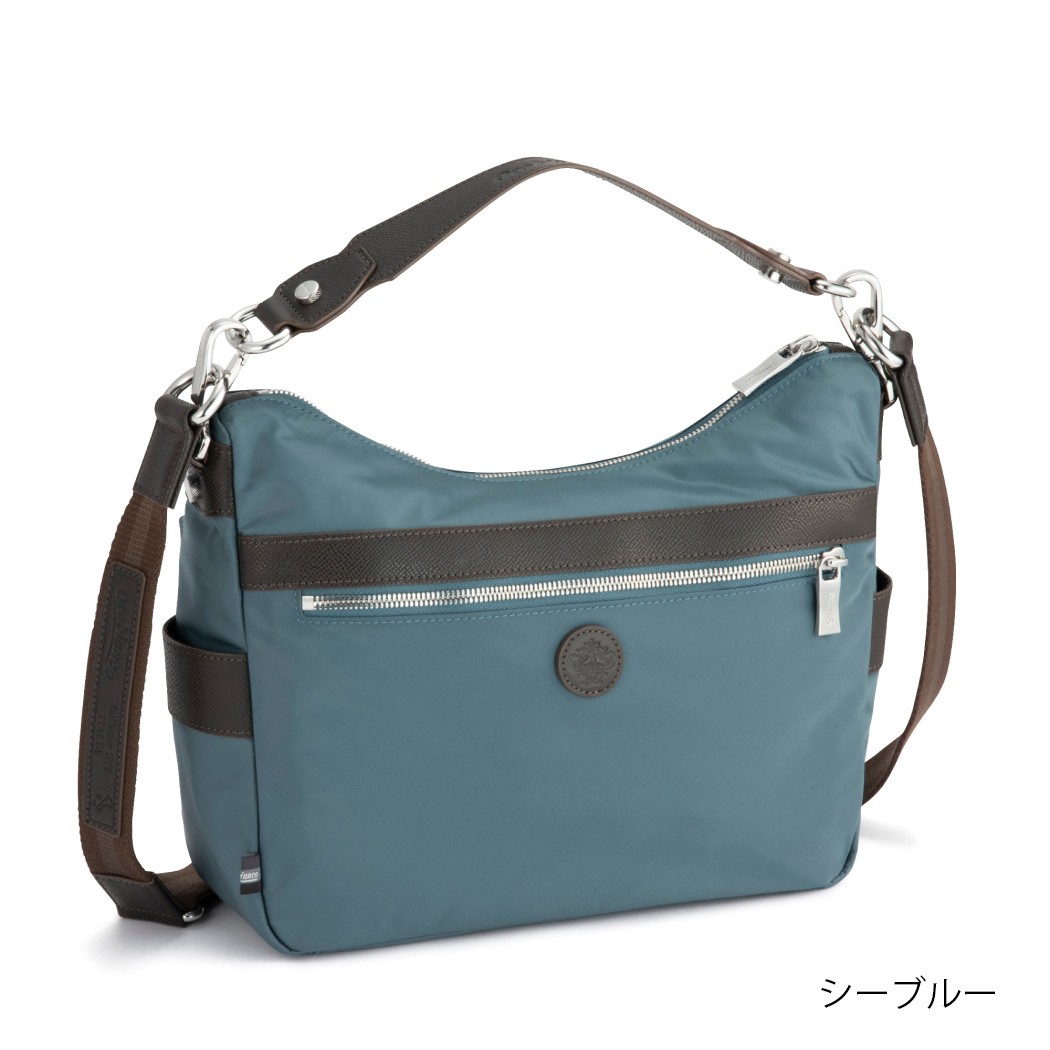 【無料ラッピング】オロビアンコ orobianco ショルダーバッグ メンズ 牛革 リサイクルナイロン 正規品 orobianco-92954 SOLO PER TE ソロペルテ 送料無料の画像