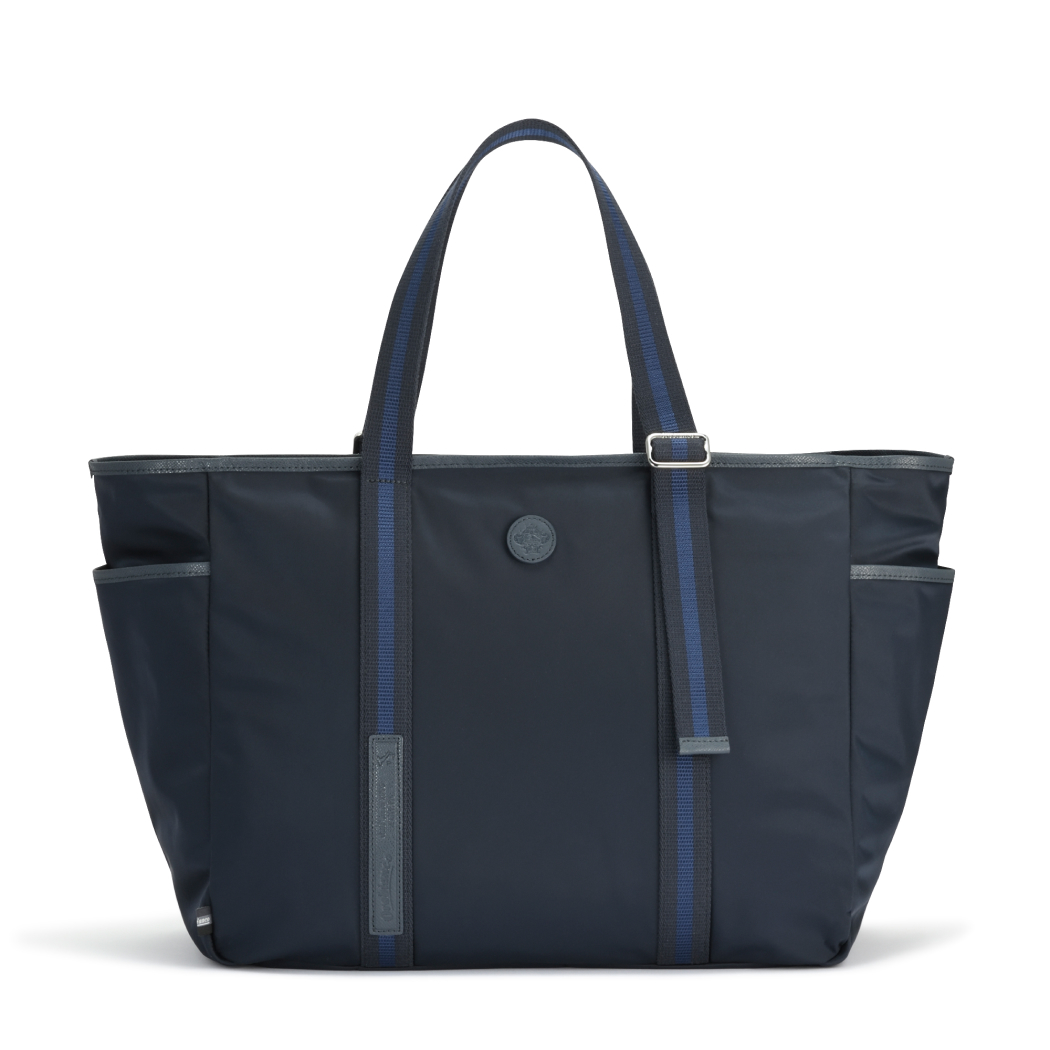 希少 Orobianco オロビアンコ トートバッグ レザー ナイロン 肩掛け Orobianco（オロビアンコ） トートバッグ ハンドバッグ ネイビー