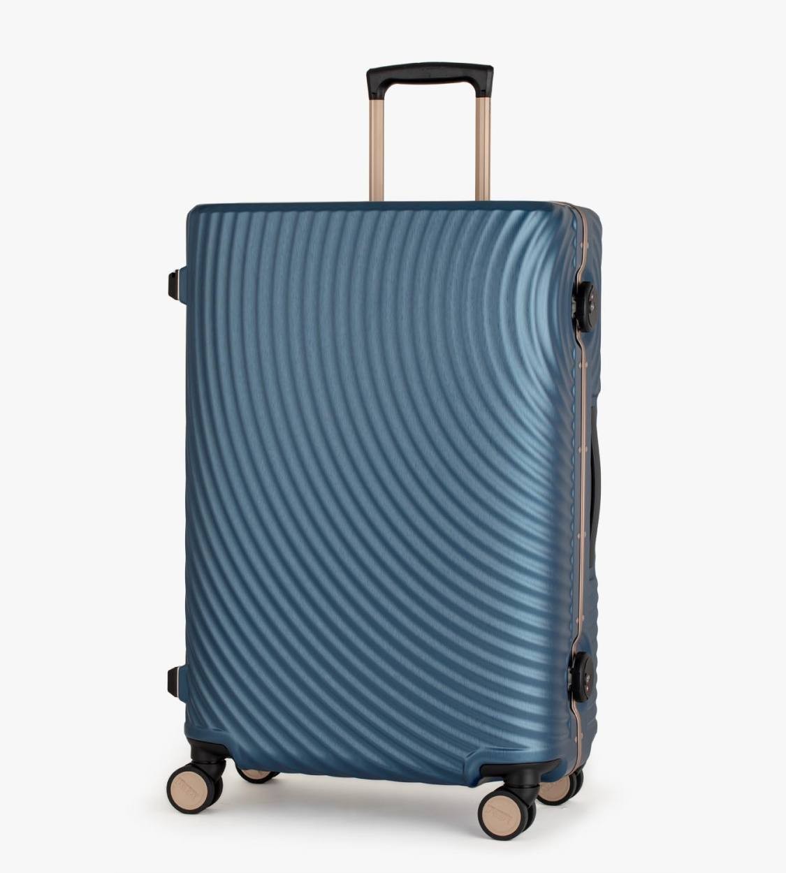 限定版 スーツケース トランク型キャリーケース Mサイズ 軽量 TSAロック ネイビー - 旅行用バッグ/キャリーバッグ -  www.qiraatafrican.com