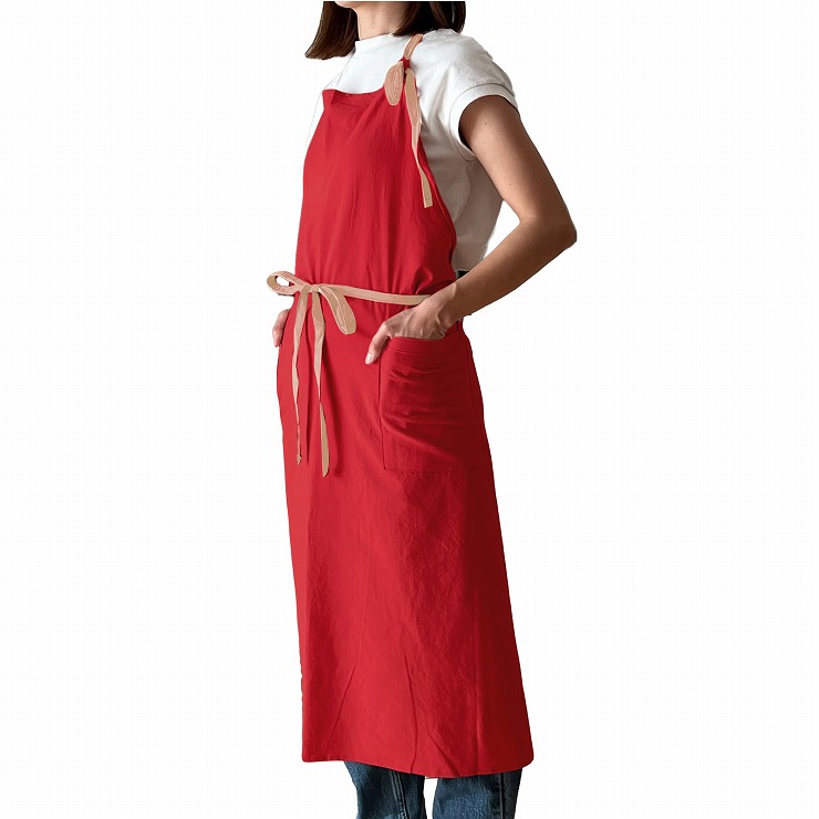 エプロン おしゃれ カフェ風 レディース 首掛け 保育士 かわいい 北欧