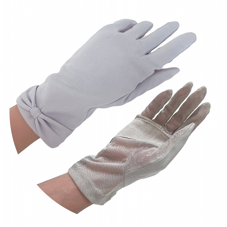 UV手袋 ショート レディース UV対策 夏用 綿 紫外線対策 夏 コットン