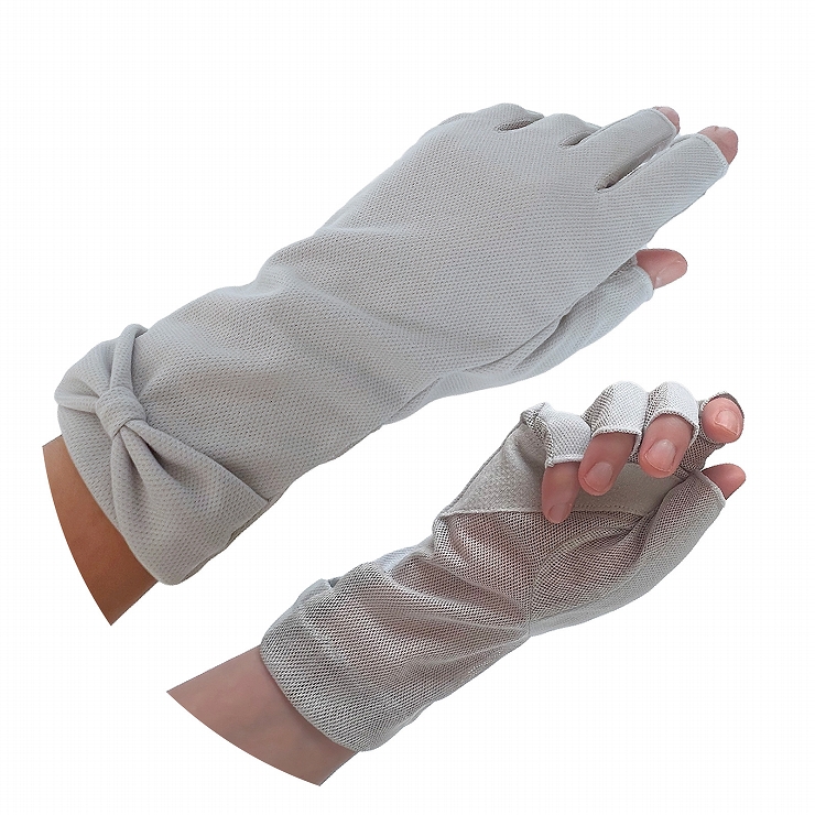 UV手袋 ショート アームカバー レディース UV対策 紫外線対策 夏用 夏 接触冷感 吸汗速乾