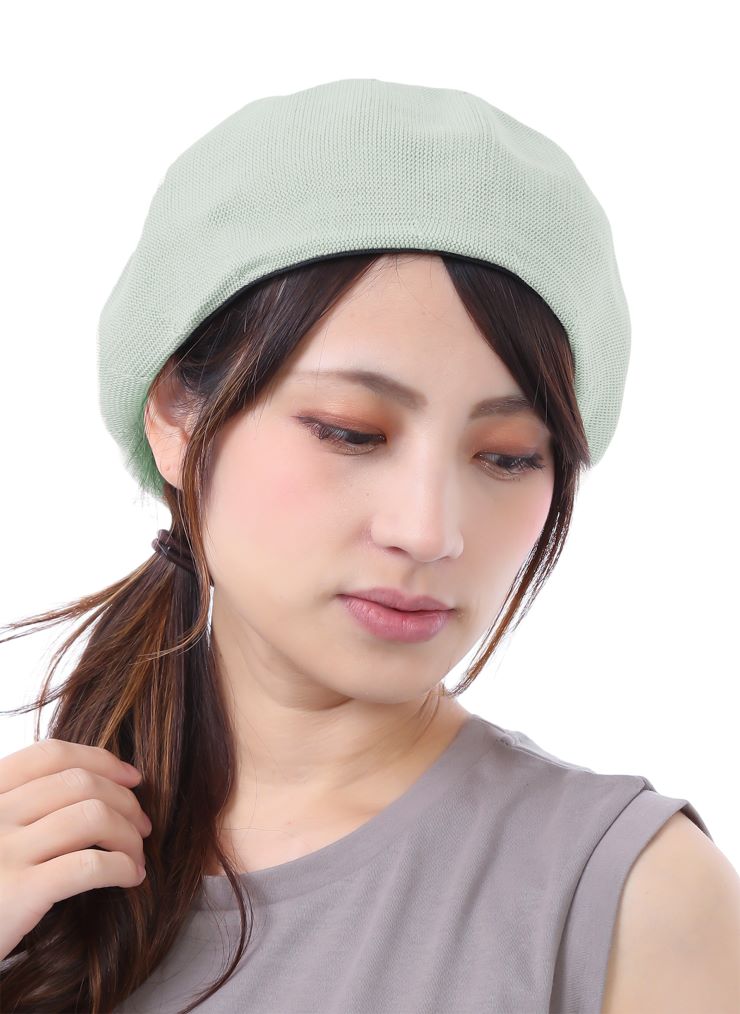 帽子 レディース ベレー帽 春夏 春 夏 秋 サイズ調節 室内用 メンズ キッズ サマーベレー | Drection | 03