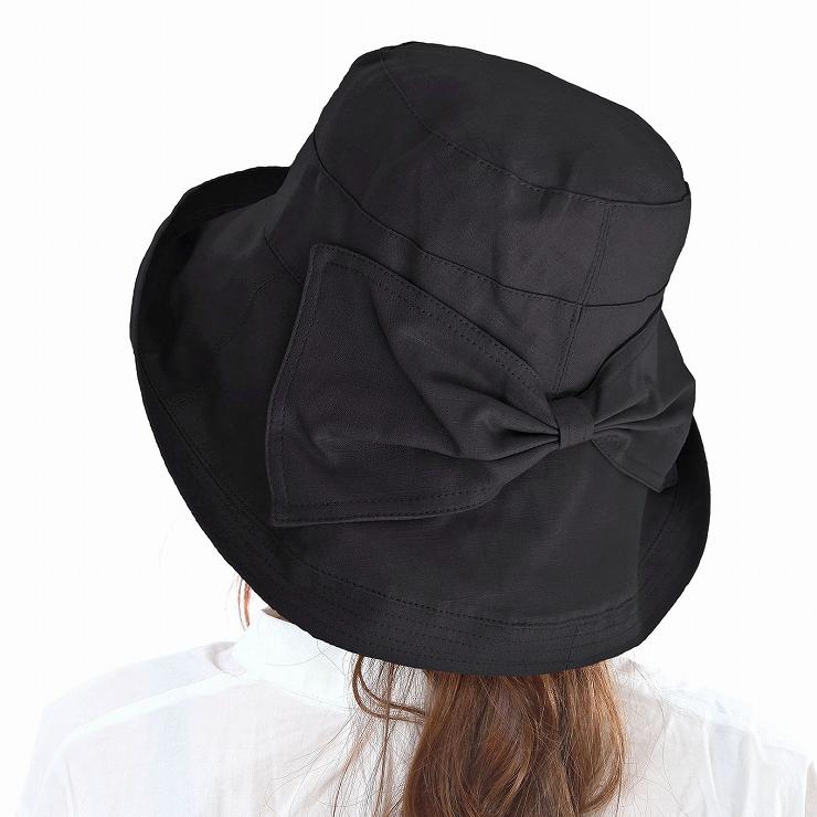 帽子 レディース uv 折りたたみ つば広 紫外線カット帽子 UVカット帽子 ハット 広つば リボン UVカット 99％｜traxshop｜02