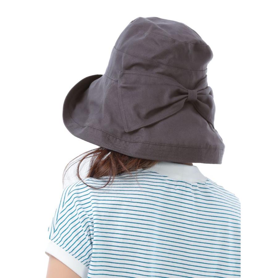 帽子 レディース uv 折りたたみ つば広 紫外線カット帽子 UVカット帽子 ハット 広つば リボン UVカット 99％｜traxshop｜06