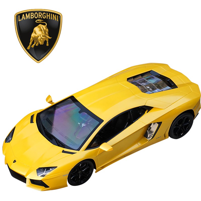 ランボルギーニイエローラジコン YELLOW イエロー ランボルギーニ ラジコンカー - メルカリ