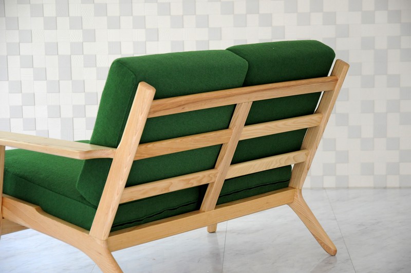 GE290 ソファ 2人掛け 2P ハンス・ウェグナー 北欧デザイン 北欧家具 ソファー sofa Hans.J.Wegner : ge290-2p-green  : トレジャードットコム - 通販 - Yahoo!ショッピング